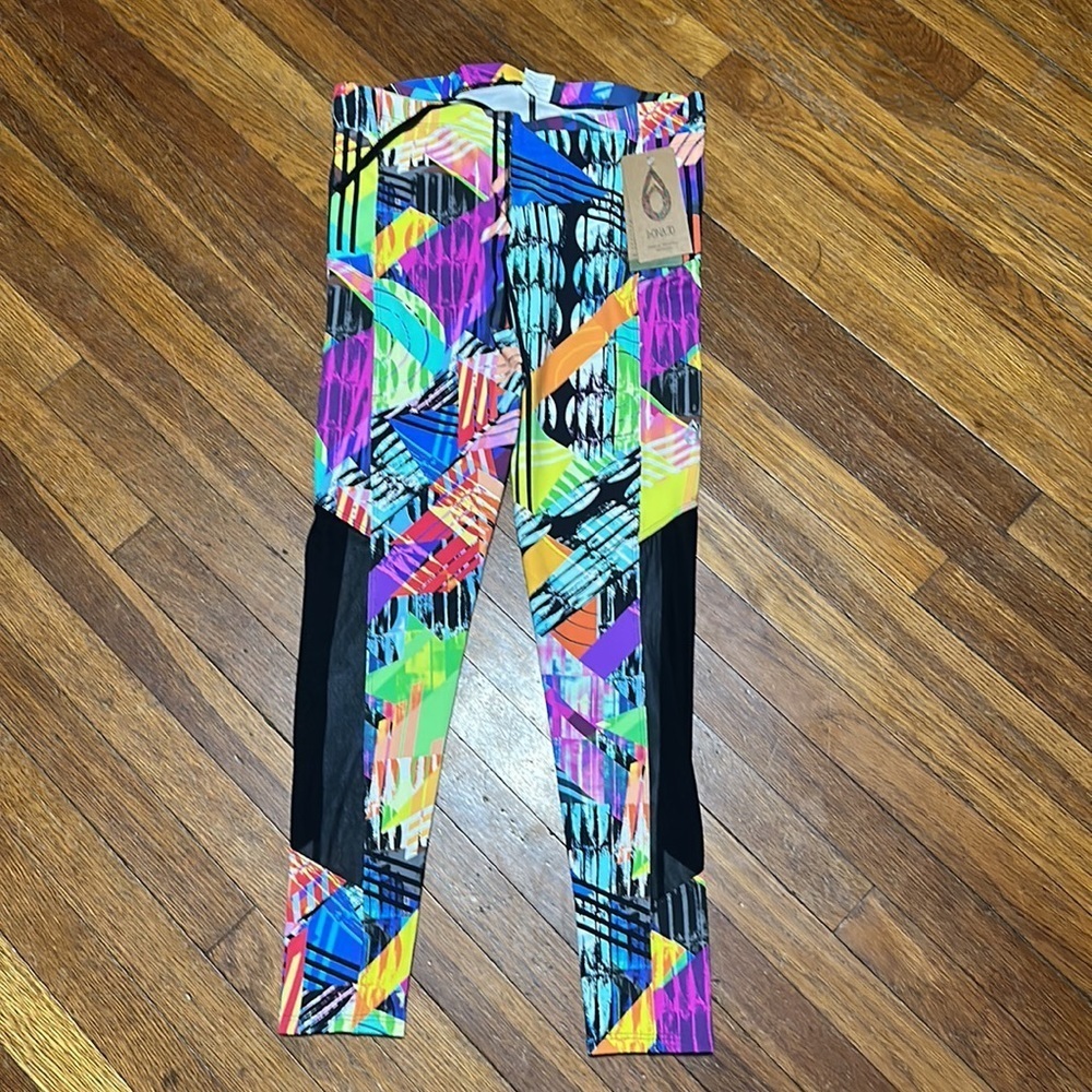 DONA JO Women's Printed Leggings, Sz 2 (10-14), NWT